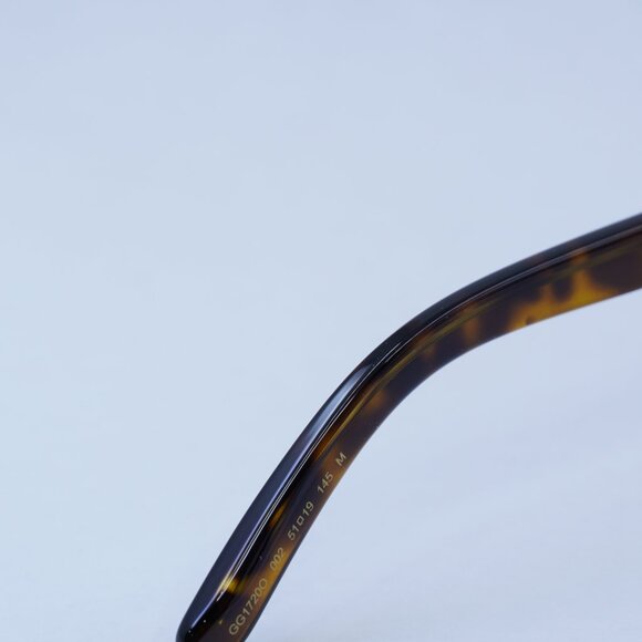 🕶️ New Gucci GG1720O 002 Eyeglasses - Spotted Havana with Yellow Frame - Picture 6 of 10
